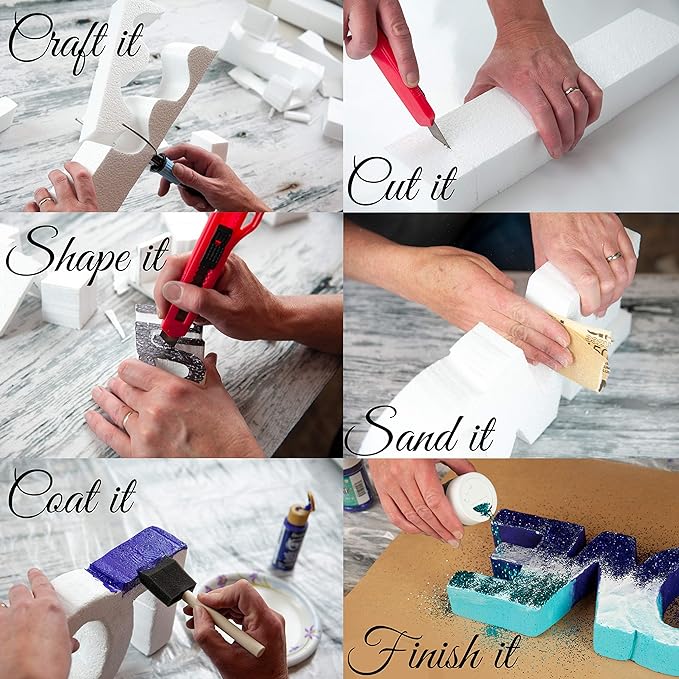 Silverlake 8x12x2 Craft Foam for Styrofoam Block Projects - Image 2