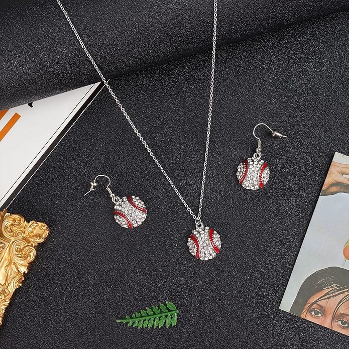 Baseball Earrings for Women Baseball Mom Accessories Essentials Game Day Fan Gifts Lightweight Sports Stud Earrings Jewelry Game Day Shirts Women