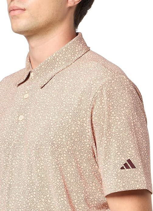 adidas Mens Ultimate365 Mini Bunker Polo Shirt