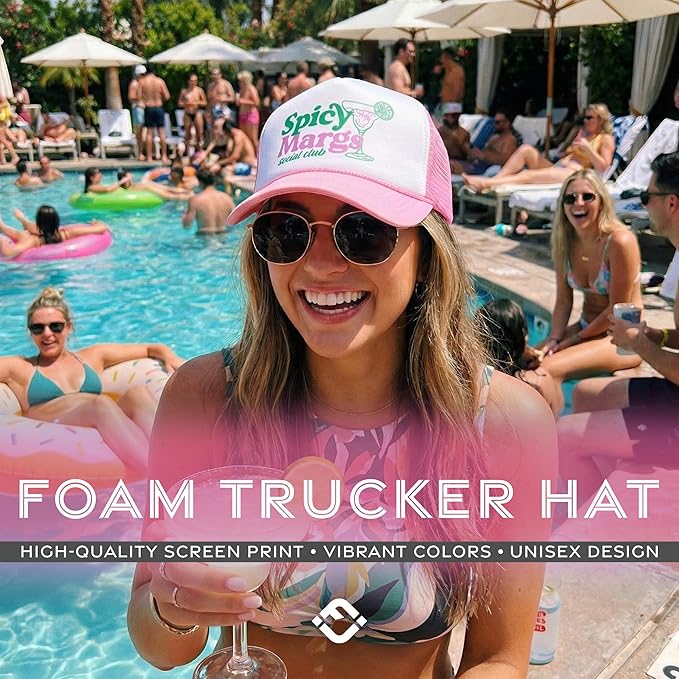 Funky Junque Premium Mesh Snapback Trucker Hat - Stylish Comfort for All - Patriotic, Humor & More