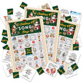Christmas Bingo Games for 24 Players, Christmas Song Bingo Cards for Adults by Unknown