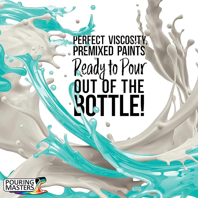 Pouring Masters Tropical Turquoise Ready to Pour Acrylic Pouring Paint - Image 2
