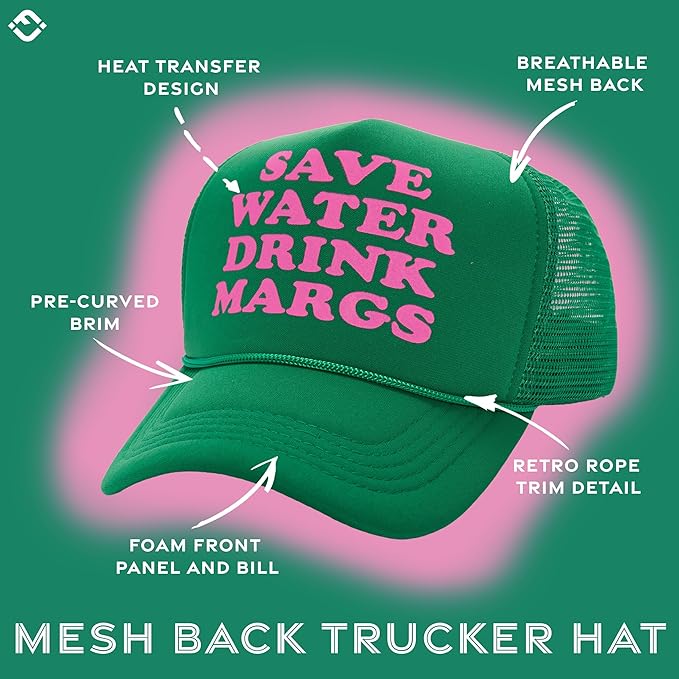 Funky Junque Premium Mesh Snapback Trucker Hat - Stylish Comfort for All - Patriotic, Humor & More