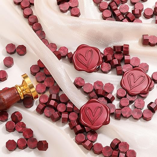 Yoption 360Pcs Burgundy Sealing Wax Beads - Image 4