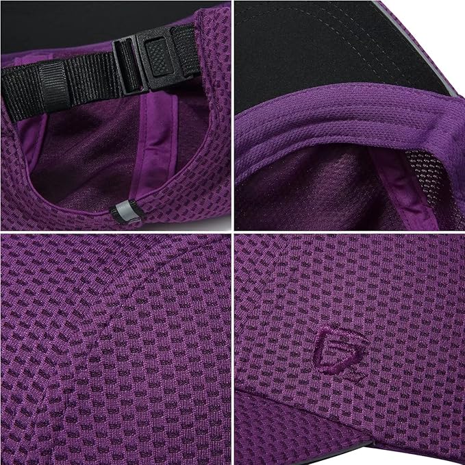 GADIEMKENSD Women's Race Day Running Cap Performance Mesh Hat - Excellent Ventilation, Lightweight, Reflective Safety