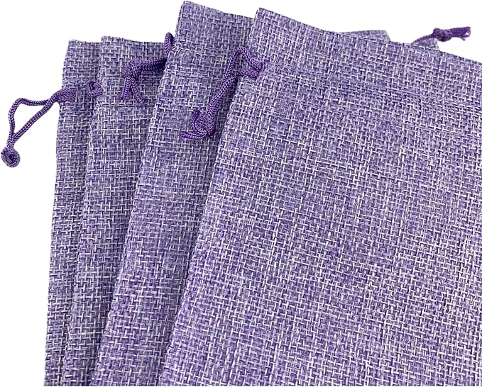 Palmhomee Pack of 25 Burlap Gift Bags - Image 2