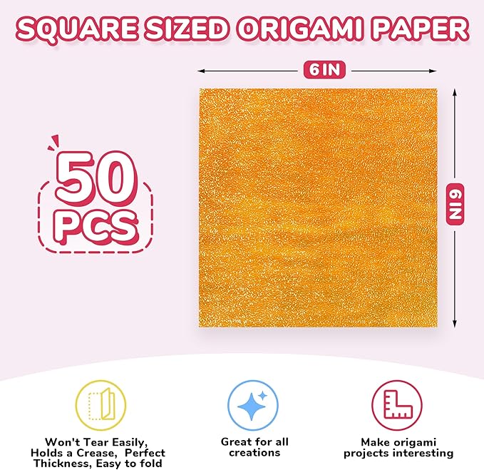 Textured Origami Paper 6x6 Inches - Image 7
