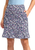 Viodia 20" Knee Length Skorts Skirts for Women with Pockets High Waisted Athletic Tennis Golf Skort for Casual Summer