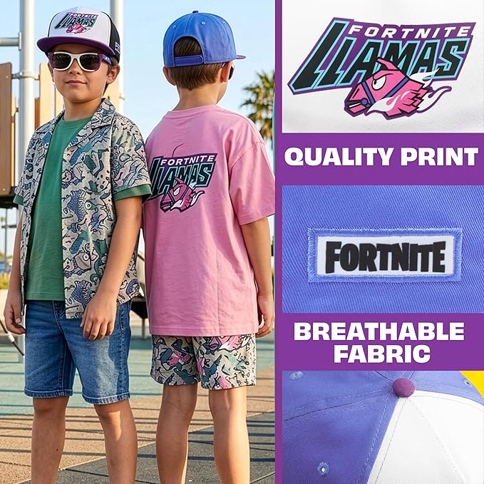 Spongebob | Minecraft | Fortnite | Super Mario | Kids Baseball Cap & Sunglasses with UV Protection, Gifts for Boys