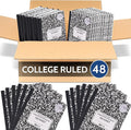 EPI Marble Hardcover College Ruled Composition Notebook | 200 Pages, 9.75 x 7.5 by EPI