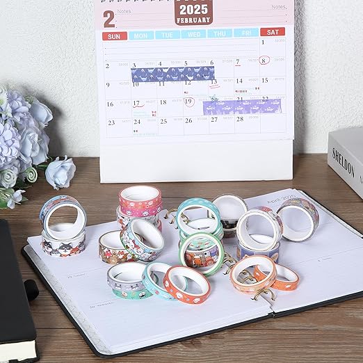 Mr. Pen- Cute Washi Tape for Journaling, 24 Rolls, 3 Meter/Roll, Decorative - Image 7