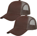 Falari Trucker Hat Baseball Cap Structured Plain Design 6 Panel, Adjustable Size
