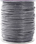 Mandala Crafts 1.5mm 109 Yards Traffic Gray Cotton Waxed Cord by MandalaCrafts