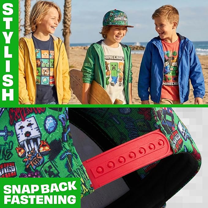 Get Trend Pokemon | Minecraft | Fortnite | Super Mario Kids Baseball Cap, Sunglasses Set UV Protection, Gamer Gifts for Boys
