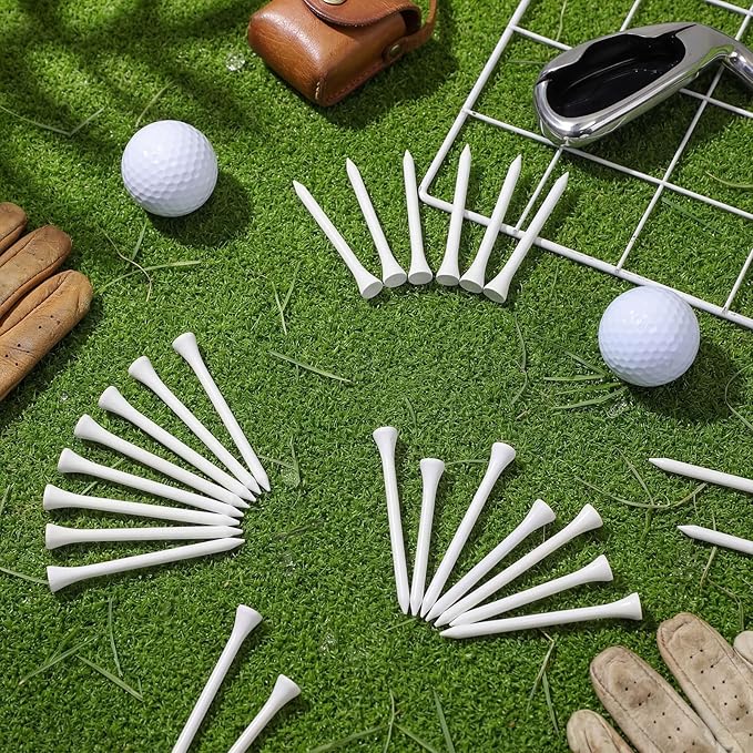 Mudder 600 Pack Golf Tees Bulk Wooden Golf Tees Multicolor Wood for Men Balls Accessories