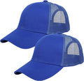 Falari Trucker Hat Baseball Cap Structured Plain Design 6 Panel, Adjustable Size