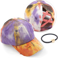 C.C Ponycap Messy High Bun Ponytail Adjustable Glitter Mesh Trucker Baseball Cap