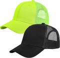Falari Trucker Hat Baseball Cap Structured Plain Design 6 Panel, Adjustable Size