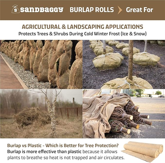 Sandbaggy Burlap Fabric Roll | 40 Inch by 300 ft | Great - Image 5