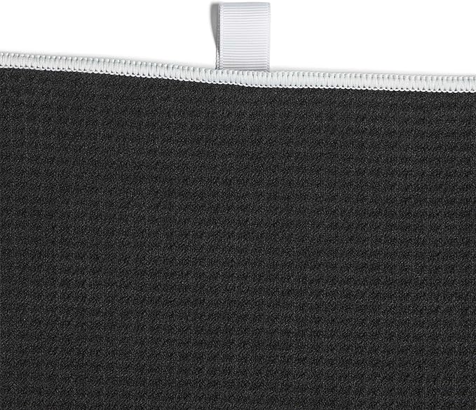 adidas Unisex Club Microfiber Golf Towel, Black, No Size