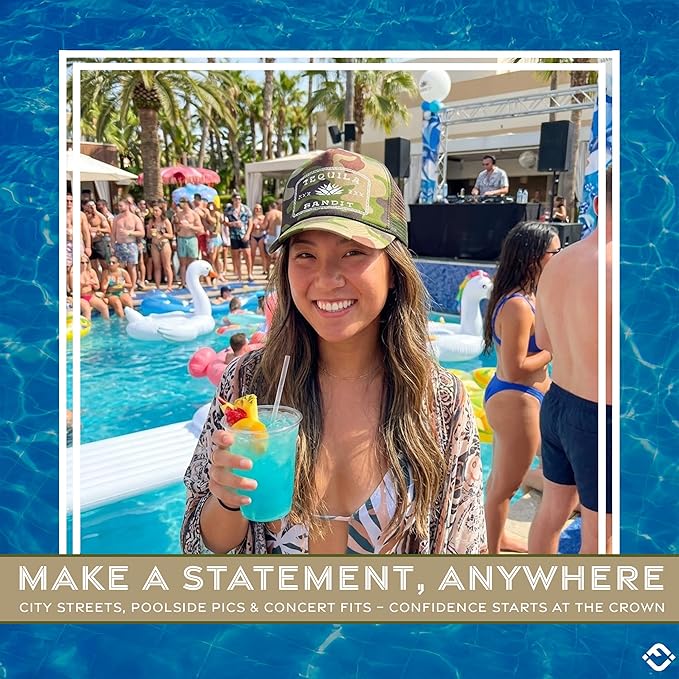 Funky Junque Premium Mesh Snapback Trucker Hat - Stylish Comfort for All - Patriotic, Humor & More