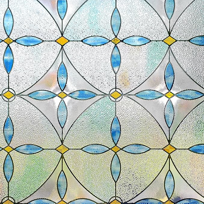 3D Stained Glass Window Film, Decorative Window Privacy Film - Image 2