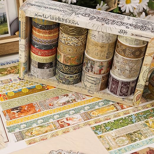 Vintage Washi Tape Set - Image 2