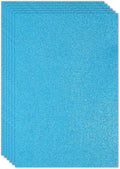PATIKIL 2mm Thick Non Adhesive Glitter Foam Sheet 16x24inch Light Blue by PATIKIL