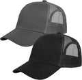 Falari Trucker Hat Baseball Cap Structured Plain Design 6 Panel, Adjustable Size