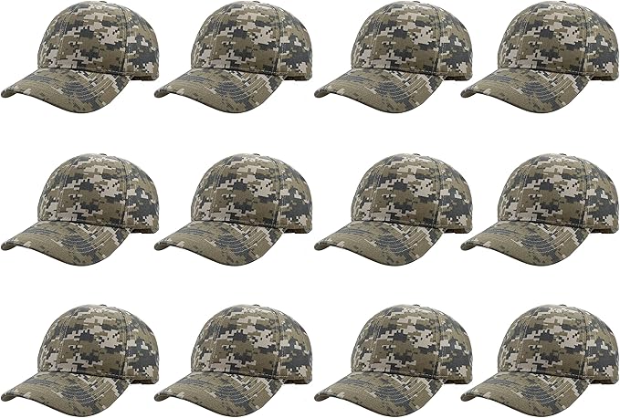 Gelante Plain Blank Baseball Caps Adjustable Back Strap Wholesale LOT 12 PC'S