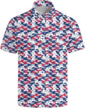 Mens Golf Shirts Golf Polo Shirts for Men Short Sleeve Polo Shirts Golf Gifts