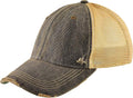 Vintage Distressed Baseball Cap – Unstructured Fit Adjustable Snapback Hat for Men & Women