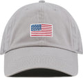 USA Flag & Embroidery Premium 100% Cotton Low Profile Adjustable Baseball Dad Cap