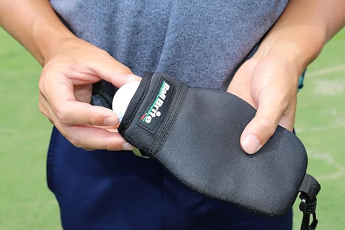 BallBrite Portable Golf Ball Cleaner — Patented Pocket Washer for the Putting Green — Moisture-Lock Technology — Machine Washable — Golf Gift for Men and Women