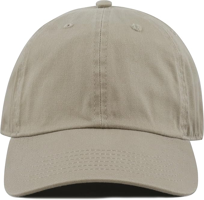 Cotton Baseball Cap Dad Hat – Washed Low Profile Adjustable Hat for Men Women Casual Outdoor Running Golf