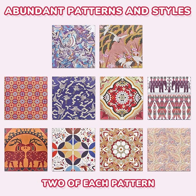 Ethnic Patterns Origami Paper - Image 8