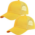 Falari Trucker Hat Baseball Cap Structured Plain Design 6 Panel, Adjustable Size