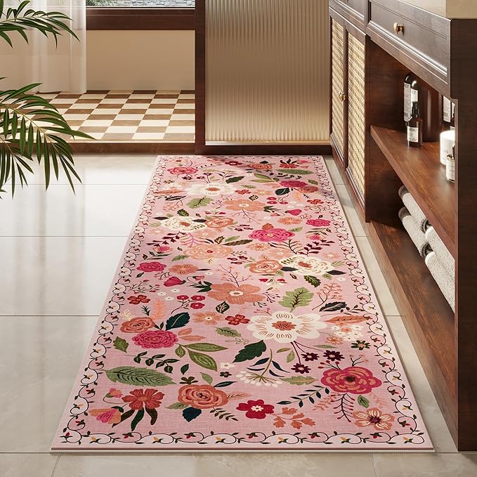 Rugcomf Runners for Hallways Kitchen Runner Rug Non Slip 2'x 10' Long Washable - Image 7