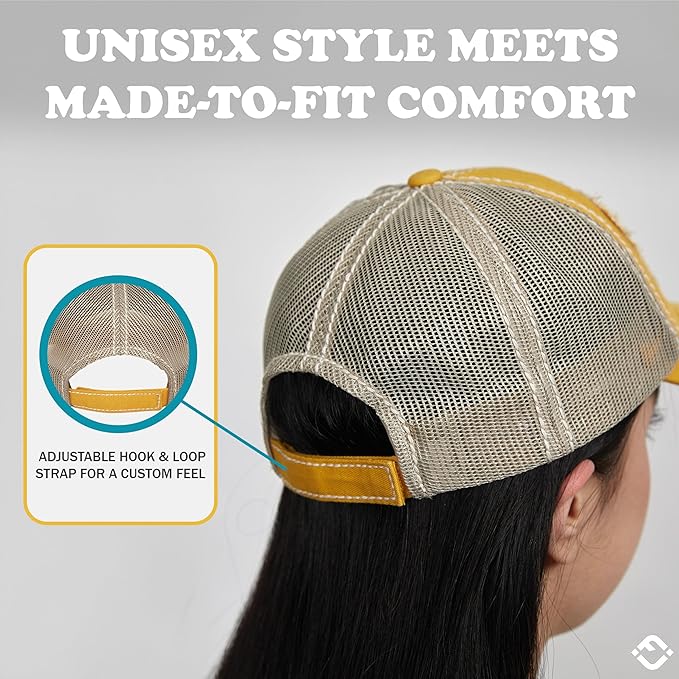 Funky Junque Distressed Vintage Baseball Cap - Embroidered Patch Women's Hat - Holiday, Lifestyle & Patriotic Designs