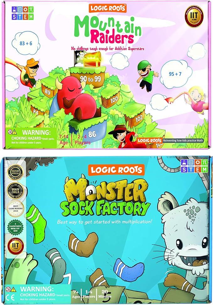 Best Gifts for 7 Year Old Boys and Girls | Addition and Multiplication Games by Mathgamesforkids