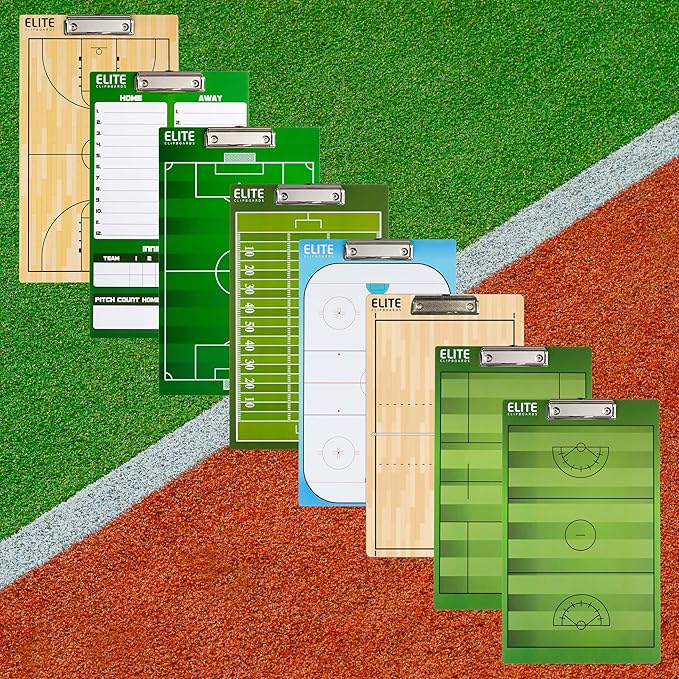 Dry Erase Coaches Clipboards | Basketball, Baseball, Soccer, Football, Hockey, Volleyball, Lacrosse