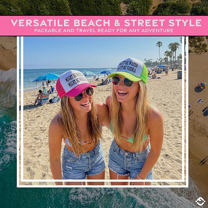 Funky Junque Premium Mesh Snapback Trucker Hat - Stylish Comfort for All - Patriotic, Humor & More