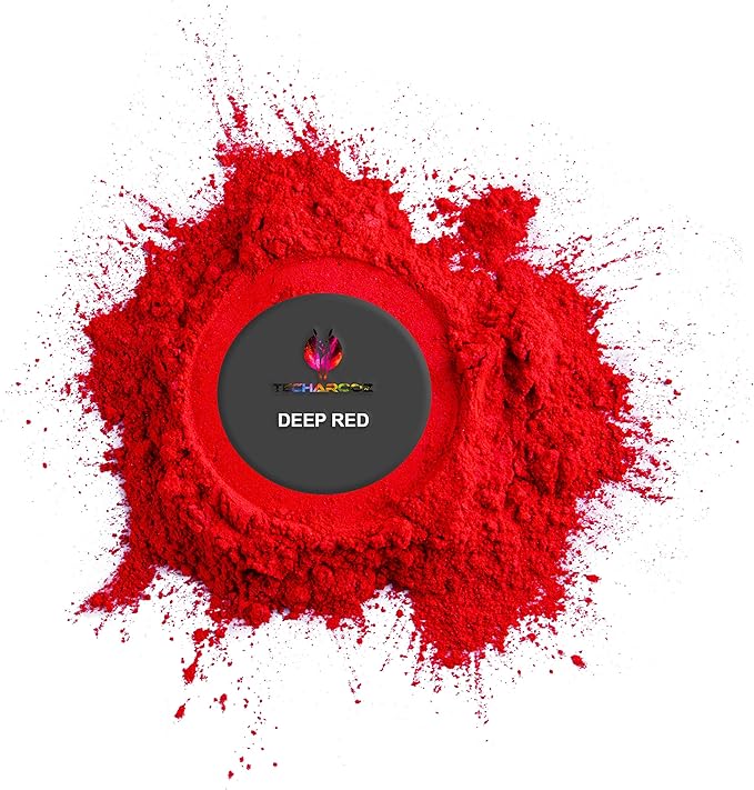 Deep Red Mica Powder for Epoxy Resin 56g / 2oz. Jar - Image 2