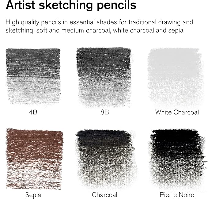 Winsor & Newton Studio Collection Artist Pencils, Sketching Pencils - Image 3