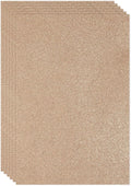 PATIKIL 2mm Thick Non Adhesive Glitter Foam Sheet 16x24inch Brown, EVA Shiny by PATIKIL