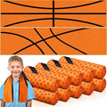 FuWeave 12 Pcs Sports Cooling Towels Baseball Basketball Softball Breathable Soccer Football Volleyball Microfiber Ice Towel Fast Drying for Party Favors Team Gift (Basketball,30 x 9 Inch)