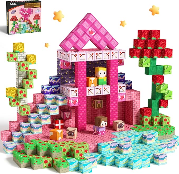 GobiDex 100PCS Magnetic Blocks Princess Building Toys by GobiDex