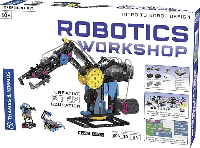 Thames & Kosmos Robotics Workshop Model Building & Science Experiment Kit | by ThamesKosmos