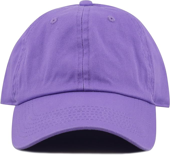 Cotton Baseball Cap Dad Hat – Washed Low Profile Adjustable Hat for Men Women Casual Outdoor Running Golf