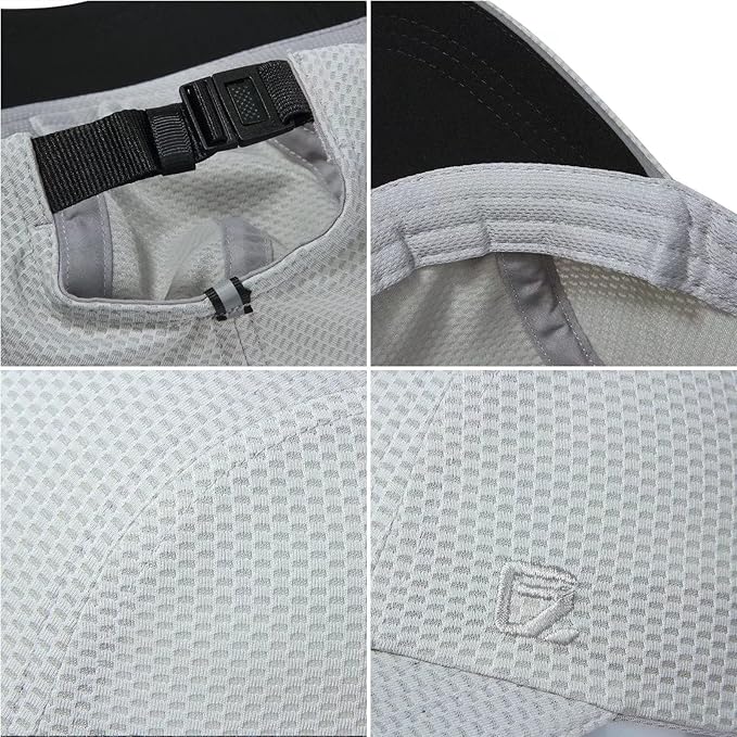 GADIEMKENSD Women's Race Day Running Cap Performance Mesh Hat - Excellent Ventilation, Lightweight, Reflective Safety